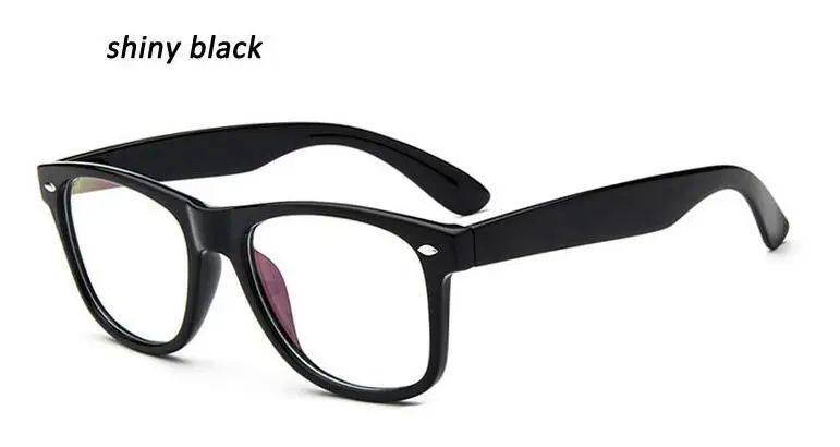 C2 Bright Black Модная большая стеклянная оправа es для мужчин и женщин ретро винтажная декоративная оправа с прозрачными линзами круглая стеклянная оправа Oculos De Grau - Цвет оправы: C2 Bright Black
