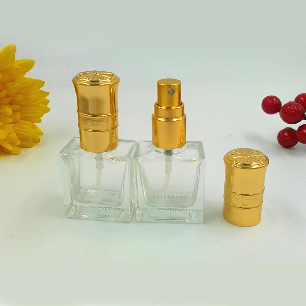 Стеклянный флакон для духов с золотыми крышками 10 мл | Красота и здоровье
