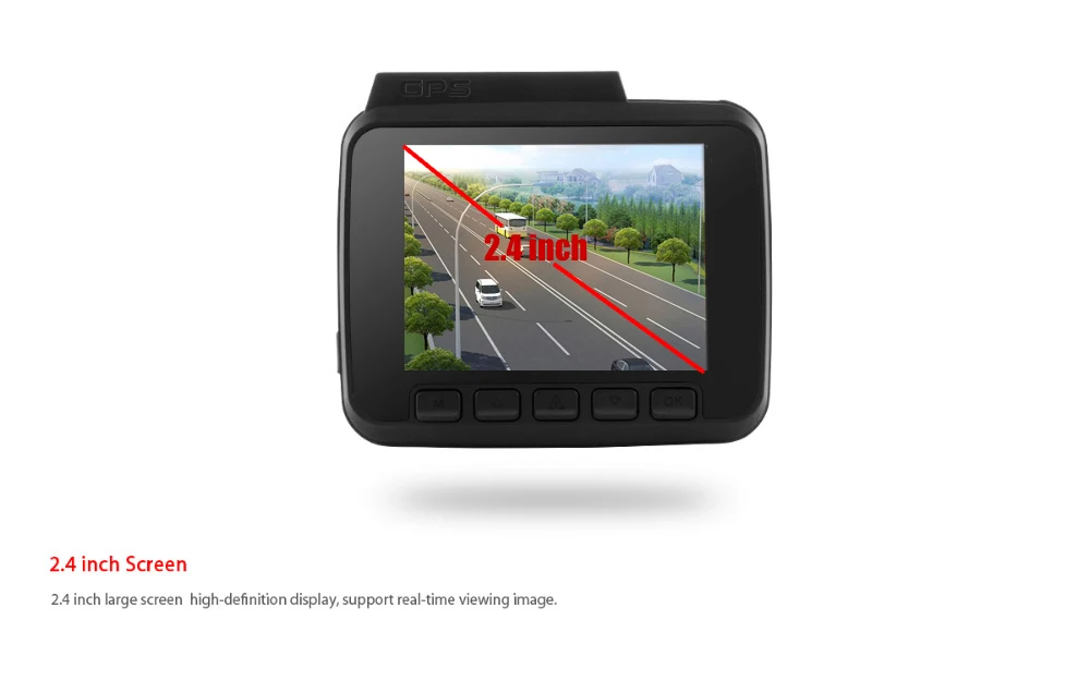 Видеорегистратор Conkim GS63D с 2 камерами GPS Wi-Fi 1080P 720P | Автомобили и мотоциклы