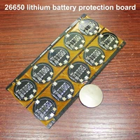 10pcslot 26650 lithium battery 3 7v double mos protection board battery diy 4 2v protection board current 4a