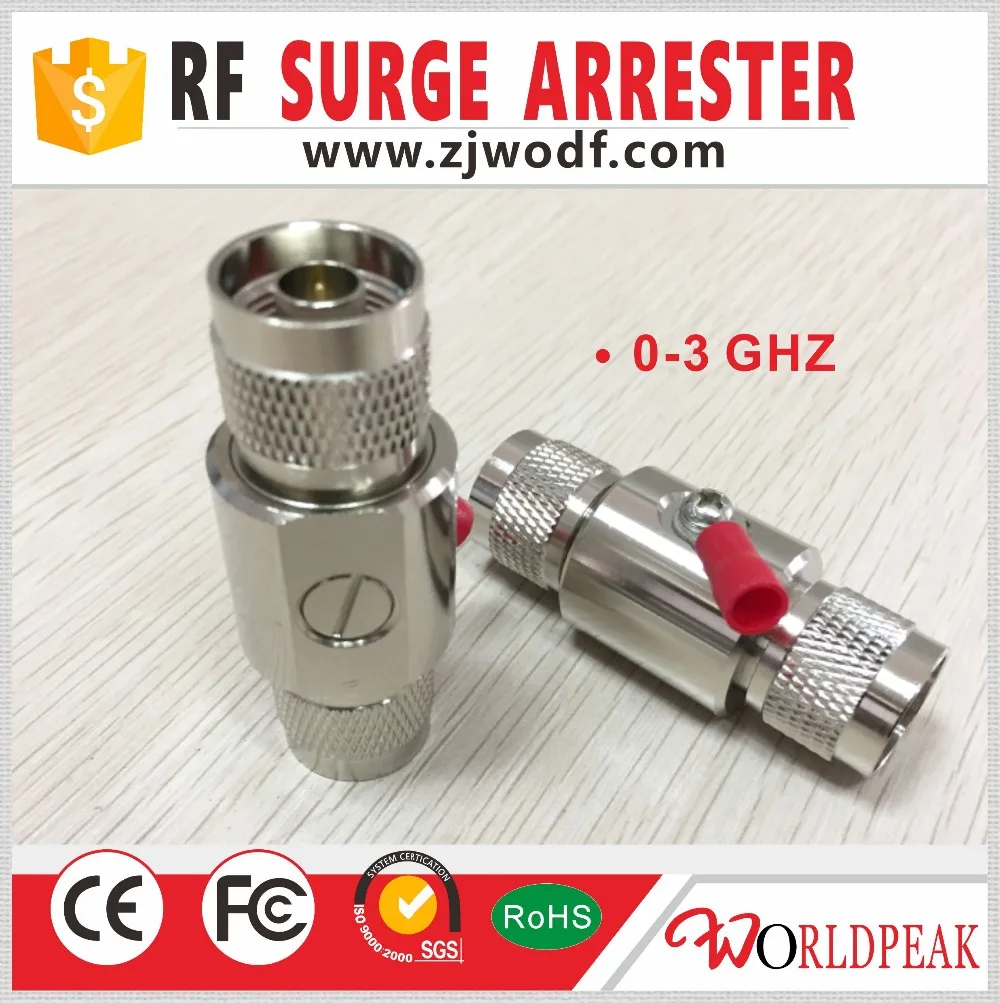 Бесплатная доставка 1 шт. радиочастотный молниеотвод 0 3 ГГц штекер N