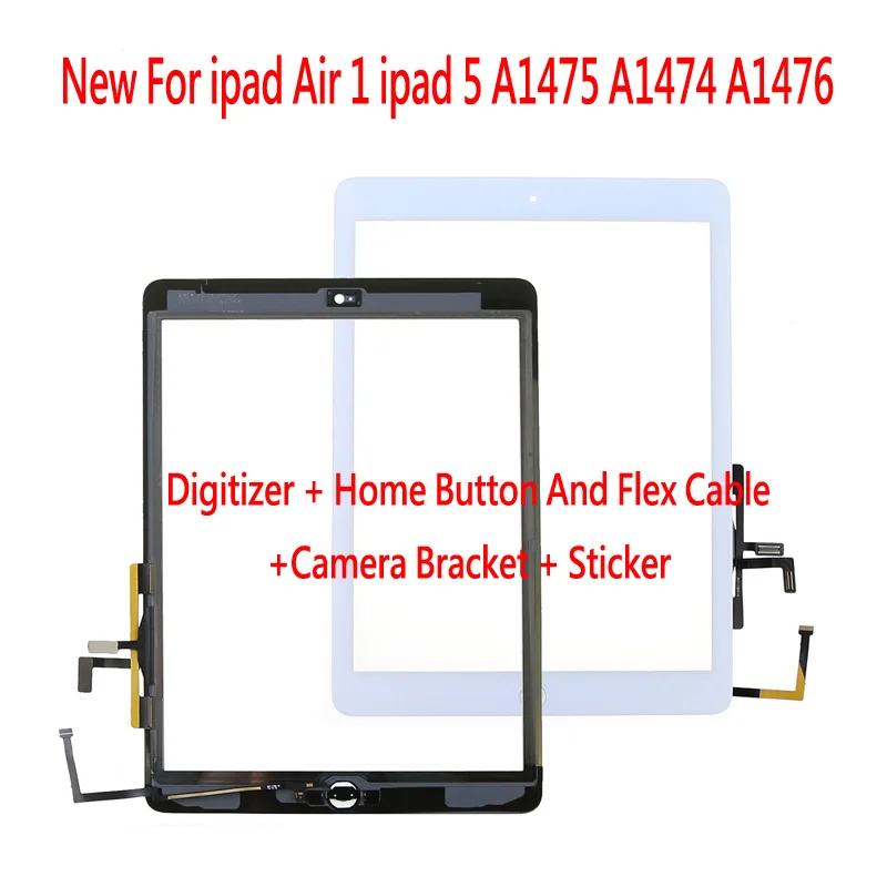 

Сенсорный экран с цифровым преобразователем для iPad Air 1 iPad 5, 5 шт.
