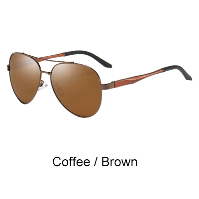Coffee - Brown Ralferty, солнцезащитные очки, мужские, поляризационные, UV400, высокое качество, алюминий, магний, пилот, мужские, для вождения, солнцезащитные очки,, gunes gozlug, D201977 - Цвет линз: Coffee - Brown
