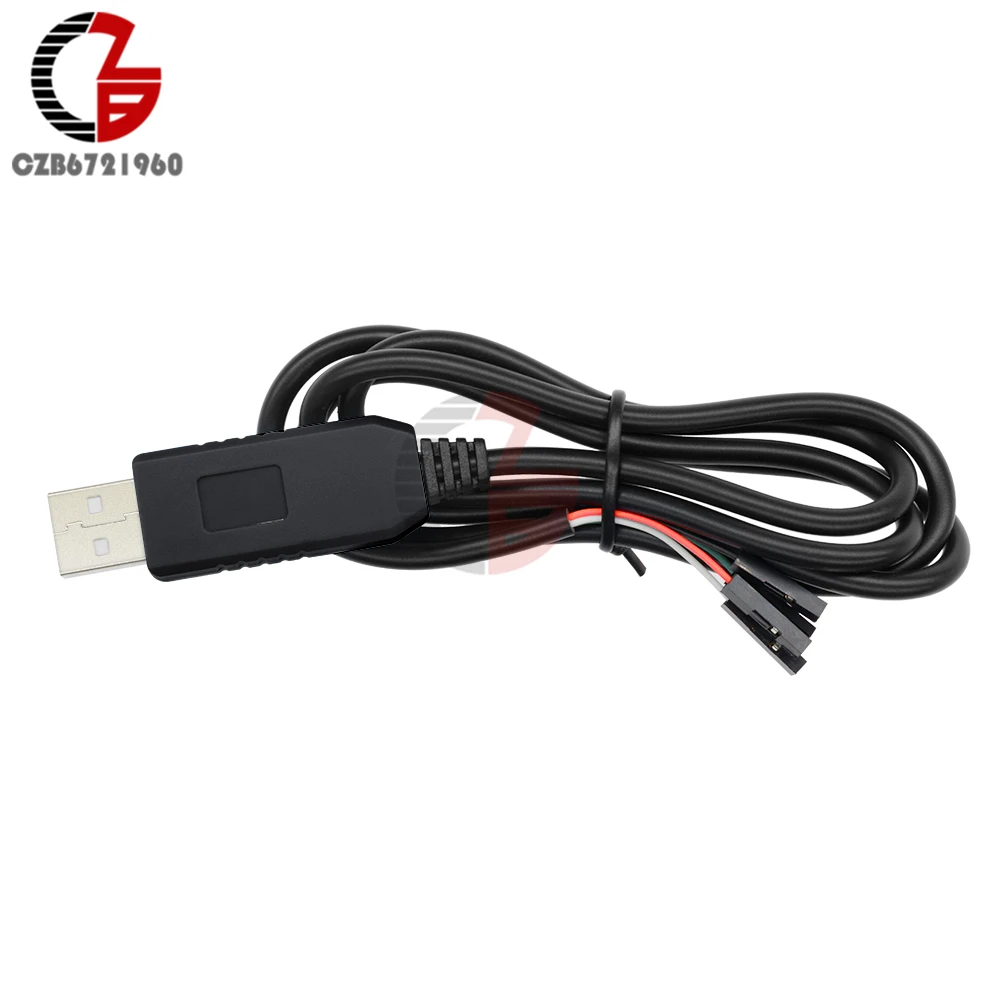 PL2303 PL2303HX USB к UART TTL кабель Модуль 4 Pin RS232 конвертер 1 м метр 100 см|Соединители| |