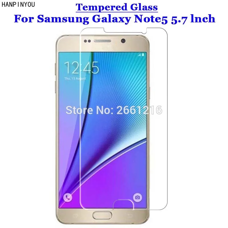 Для samsung Galaxy Note5 закаленное стекло 9H 2.5D Премиум Защитная пленка для экрана Note 5 N9200