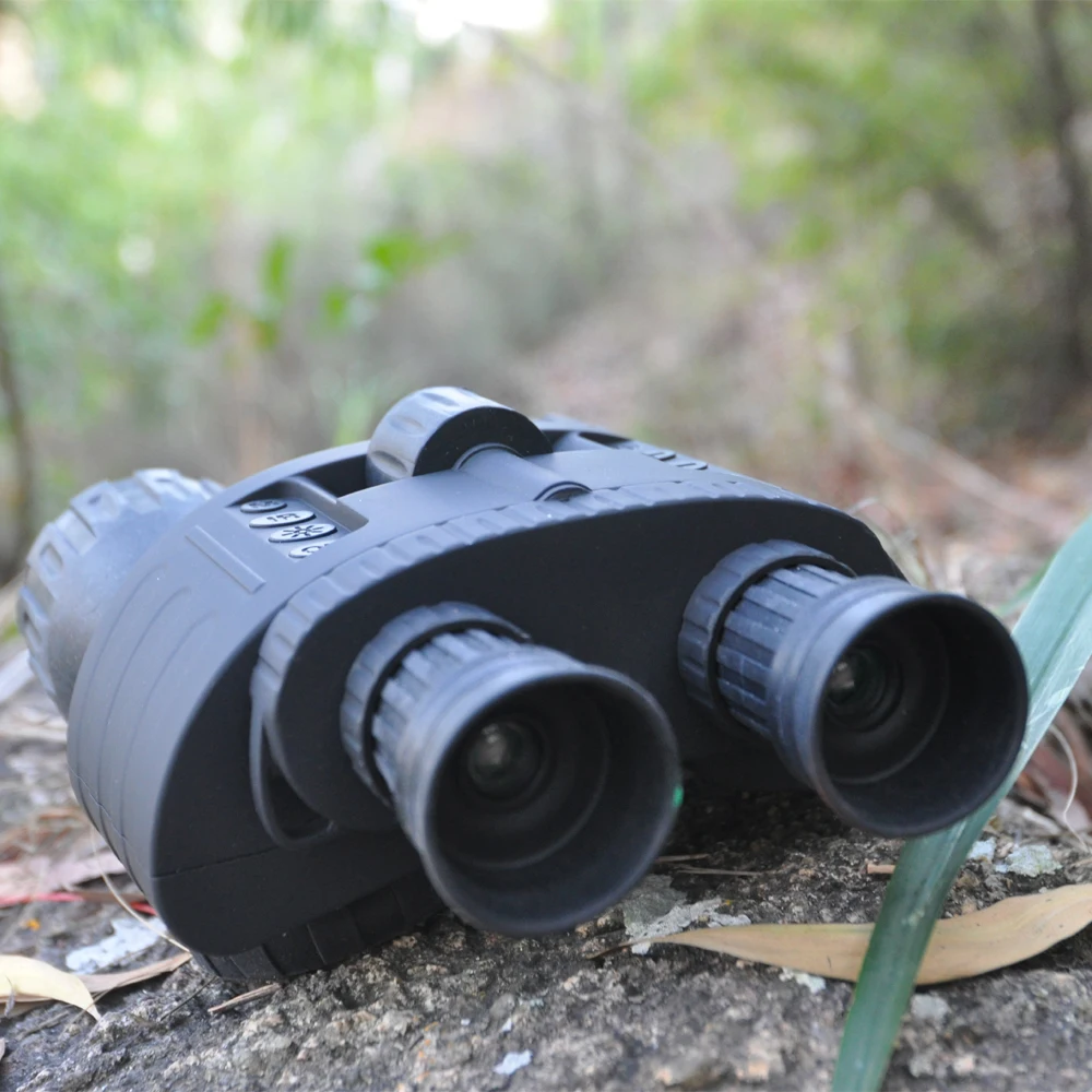 Цифровой бинокль ночного видения 4x50 с инфракрасной подсветкой 300 нм диапазон 720 м