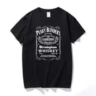 Онлайн дизайнерская футболка для мужчин s tv Series Peaky Blinders мужские футболки белые с коротким рукавом на заказ подростковая одежда