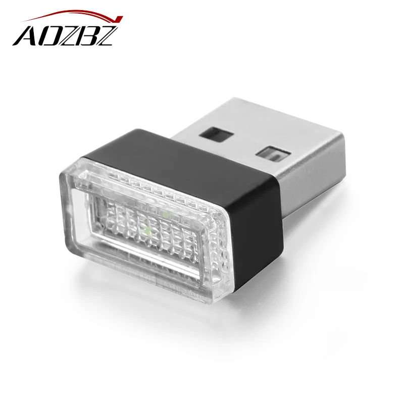 Миниатюрный ночник с USB светодиодный светильник для сигарет освещение салона