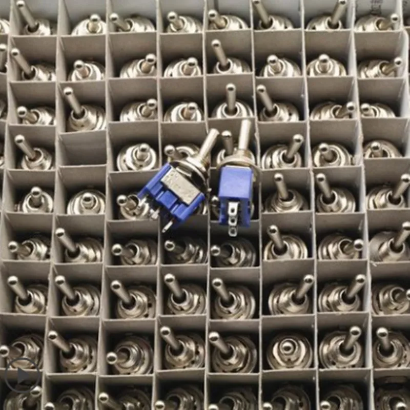 10 шт. 3 контактный 2 позиционный On SPDT Mini запирающий Переключатель Switch AC 125V/6A 250V/3A| |