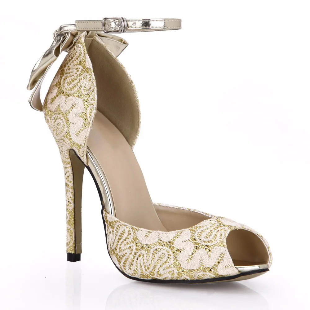 Женские туфли с открытым носком и бантиком бабочкой на высоком каблуке шпильке