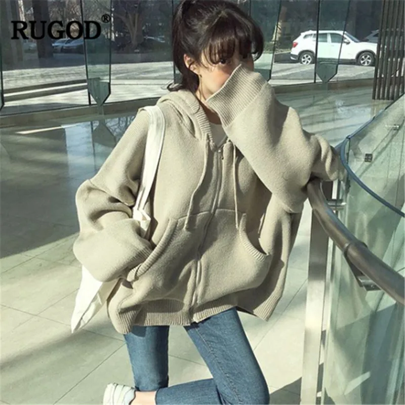 RUGOD/весенние женские пальто размера плюс однотонные свободные с длинными