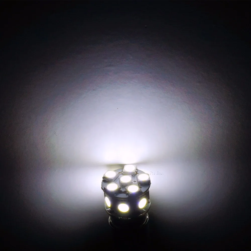 PA LED 10 шт. x автомобильные задние номерные знаки лампа 13SMD BA15D 5050 белый|car light|bulb lampbulb