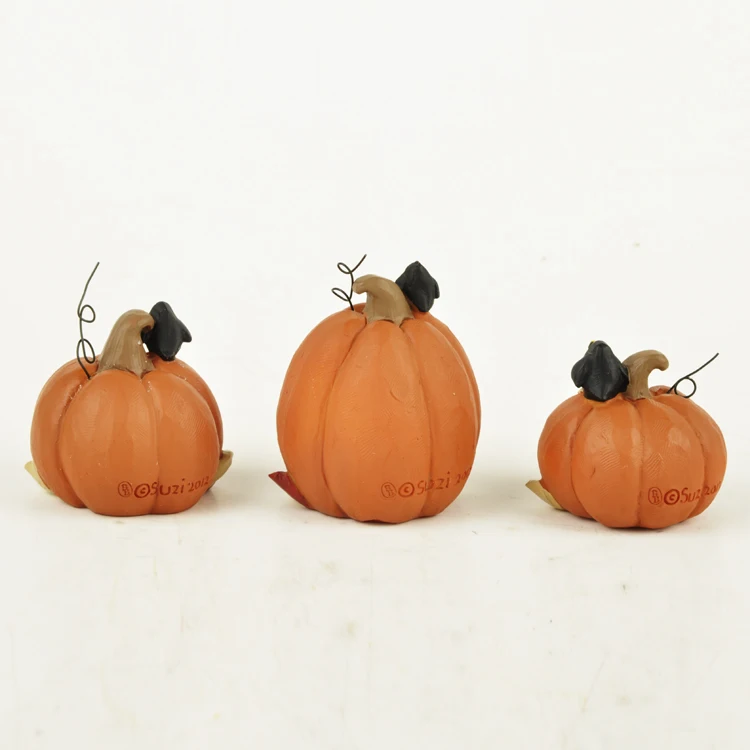 Фигурка тыквы на Хэллоуин статуэтка миниатюрные украшения для овощей Осеннее