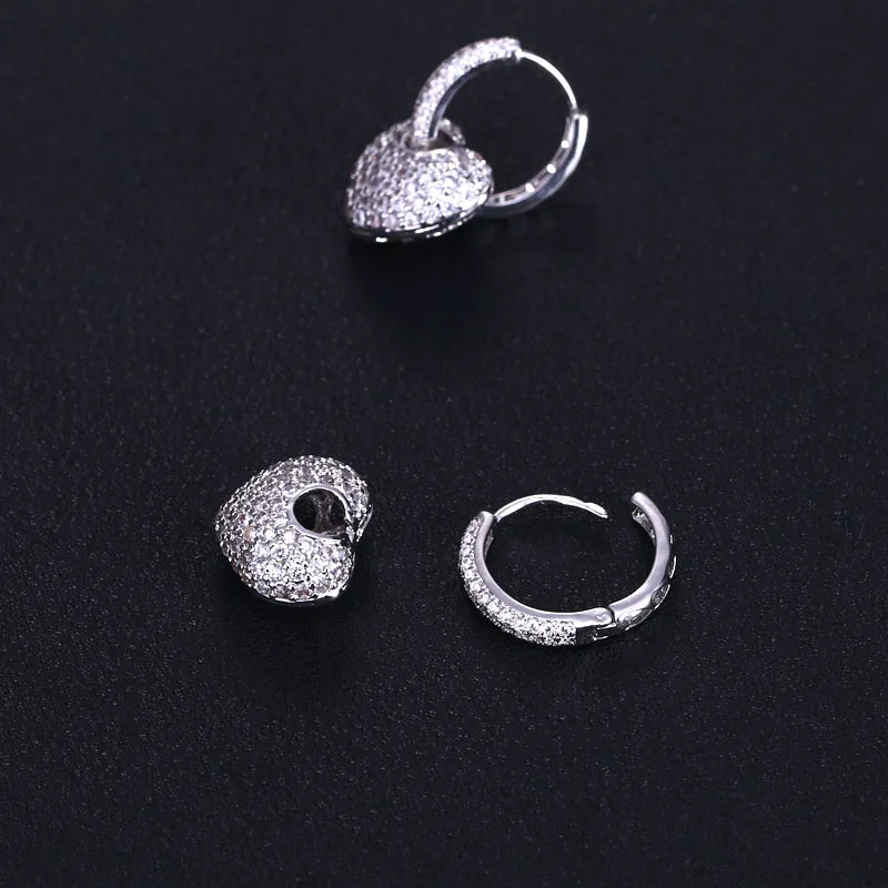 2015 Лучшая Новинка модное прозрачное кольцо в виде сердца для женщин JP25|earring