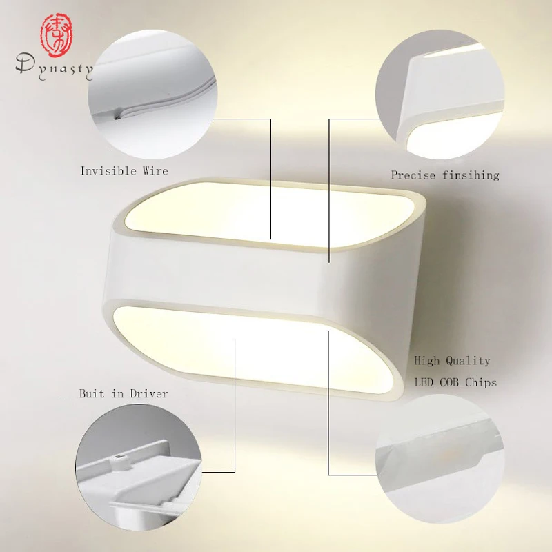 Современные алюминиевые светодиодные Настенные светильники Dynasty 5 Вт