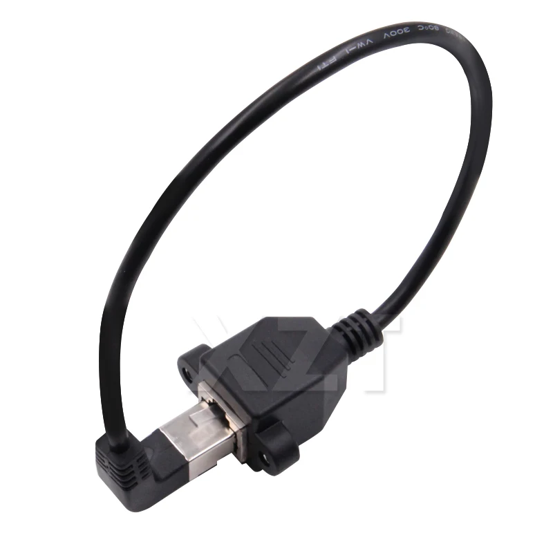 1 шт. вверх и вниз на 90 градусов штекер-гнездо RJ45 винтовое крепление панели Ethernet LAN