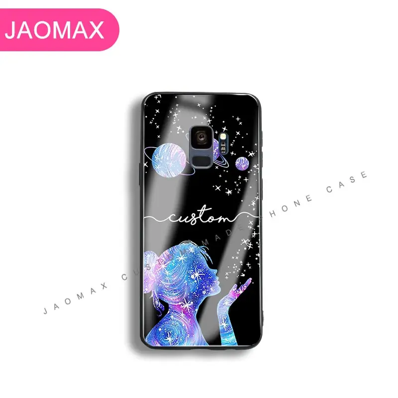 Чехол для телефона Jaomax мягкий черный TPU на заказ Planet Star Samsung S10 Plus Lite A5 S9 S8 S6 S7 Edge A8