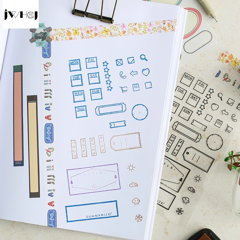 1 шт. значок офиса прозрачные силиконовые штампы Детский Набор для творчества