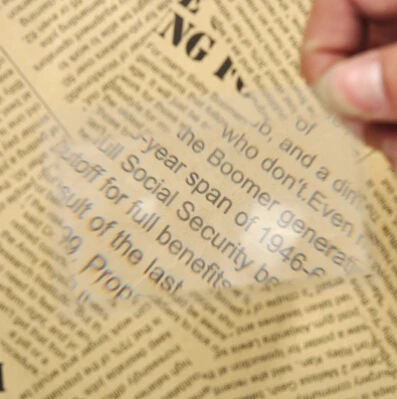 100 шт./лот ультратонкий кошелек для кредитных карт портативная ручная лупа чтения