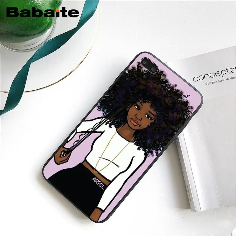 Чехол для телефона Babaite queen Afro Melanin Poppin для iphone 11 Pro 11Pro Max 6S 6plus 7plus 8 8Plus X Xs MAX 5 5S XR