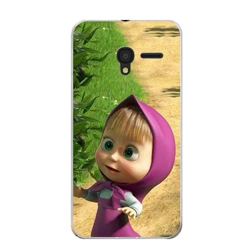 Супер мультяшный узор чехол для ALCATEL One Touch Pixi 3 4 5 &quot5017 5019 5019D мягкий силиконовый