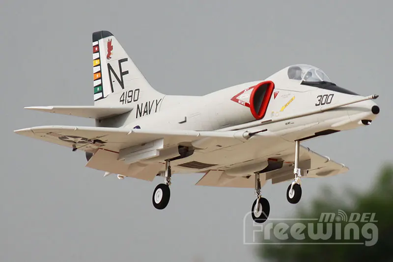 Freewing A-4E/F RC EDF Skyhawk самолет 80 мм EDF Vec пульт дистанционного управления PNP модель самолета самолет с неподвижным крылом