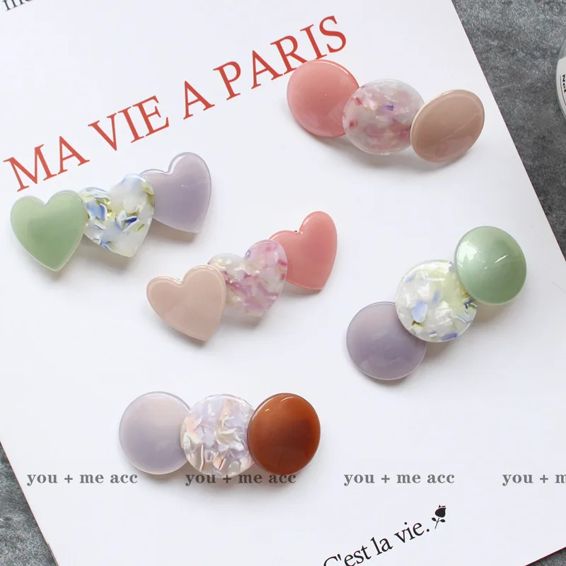 Женская заколка для волос в японском и корейском стиле простой милый зажим из