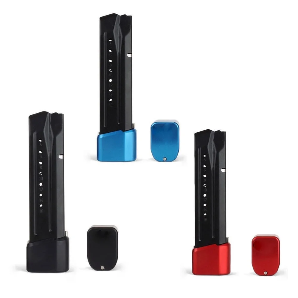 Тактический ЧПУ Алюминий Журнал Расширение базы Pad комплект подходит пистолет