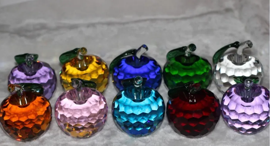 1 шт. современные 3D Хрустальные пресс Папы глазурь для яблока фигурка украшения