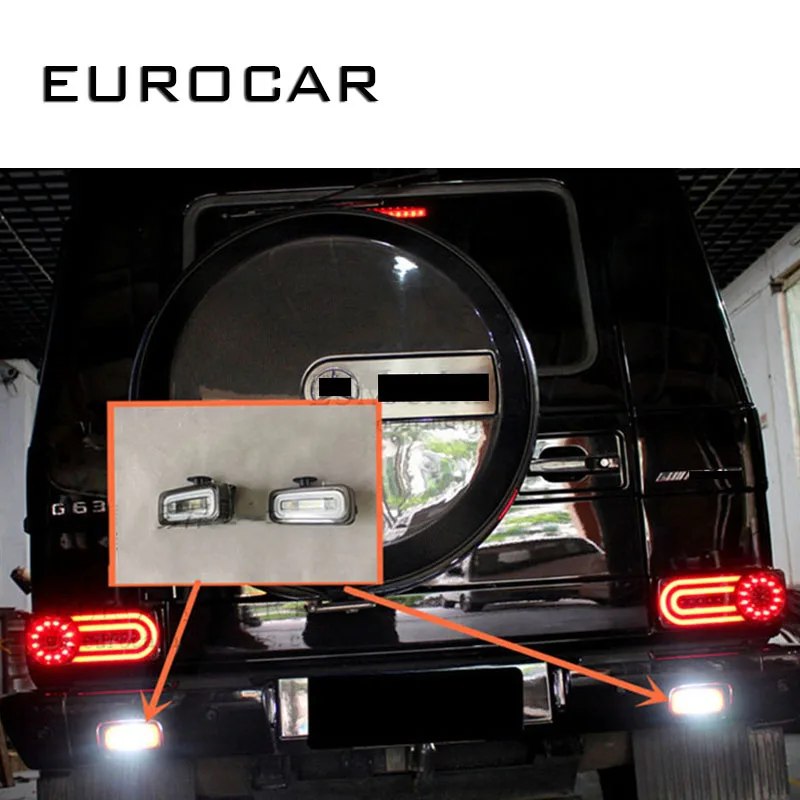 

W463 задний противотуманный светильник для G-CLASS G65 G63 G500 задний бампер противотуманный задний и красный задний фонарь маленький светильник s