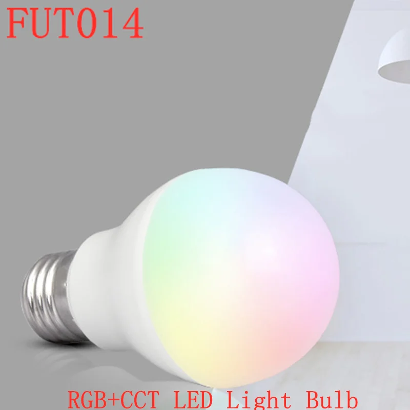 Milight FUT014 E27 6 Вт RGB + CCT светодиодный лампы AC86 265V FUT089 8 зона пульт удаленного