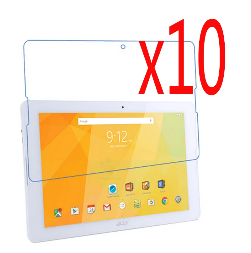 10x Прозрачная пленка + ткань Защитная для ЖК-экрана Acer Iconia One 10 B3-A20 B3 A20 1
