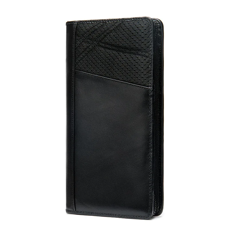 8869F3black MVA кошелек мужской из натуральной кожи держатель для паспорта Монета карты мужской клатч сумка/мужской кошелек из натуральной кожи мужские кошельки 8869 - Цвет: 8869F3black