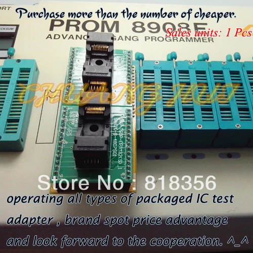 TSOP32-DIP32 Adapter Test Socket/IC Socket for PROM8908E Programmer Adapter 14mm/12.4mm