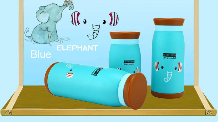 Милый животные дизайн термоизоляция фляжка для воды Panda жираф кролик утка лев