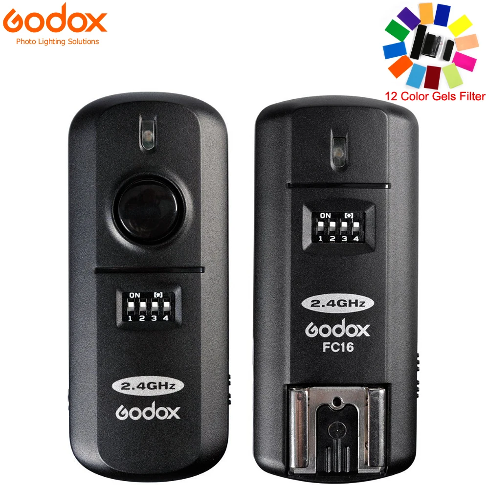 Godox FC 16 каналов 2 4G беспроводной дистанционный триггер вспышки D7500 D7200 D7100 D7000 D5600 D5500