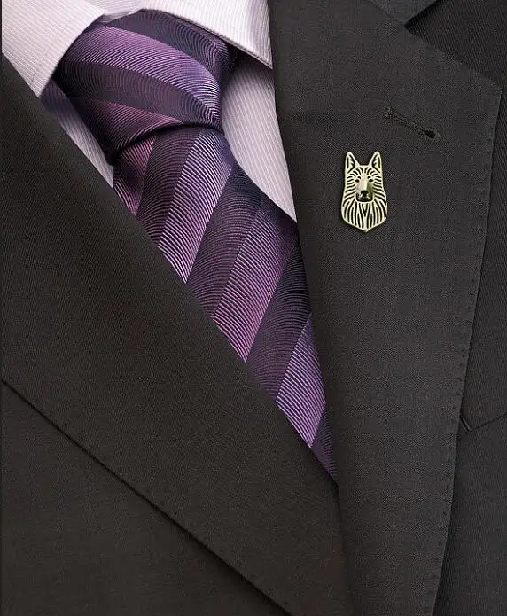 Оптовая продажа немецкая овчарка брошь женская/Мужская Подарочная Ювелирная -- 12