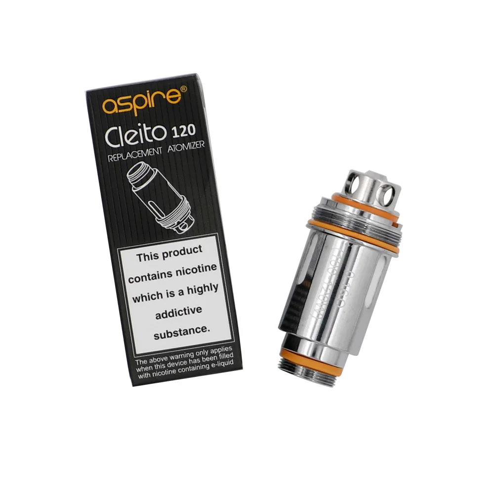 5 шт./упаковка Aspire Cleito 120 сменная катушка для электронных сигарет сопротивление 0 16