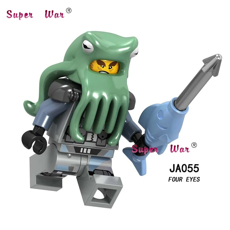 JA055 Одна модель строительных блоков серии действий кости Frakjaw Garmadon скелетные игрушки для детей - Цвет: JA055