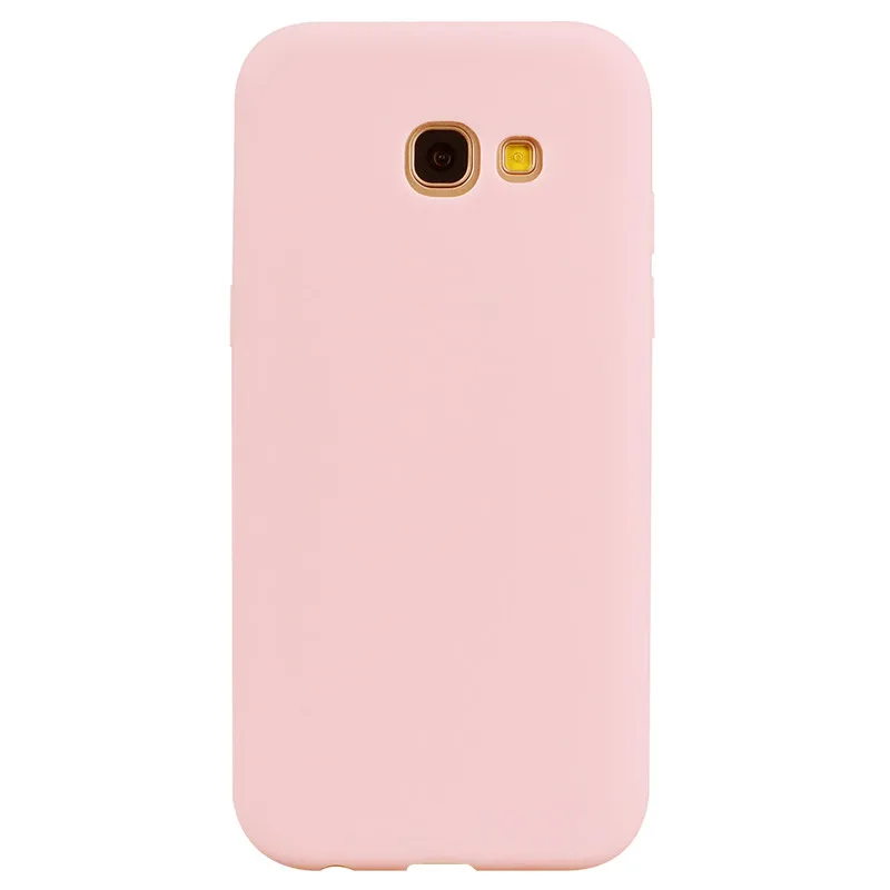 Мягкий чехол для samsung Galaxy S9 S8 плюс S7 S6 край J3 J5 J7 A3 A5 A7 Note 8 чехол Крышка Карамельный цвет силиконовый чехол для телефона