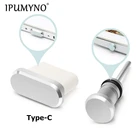 IPUMYNO, 5 комплектов, противопылевая заглушка USB Type-C и разъем 3,5 мм для наушников Samsung Galaxy S8 S9 Plus Huawei P10 P20 lite