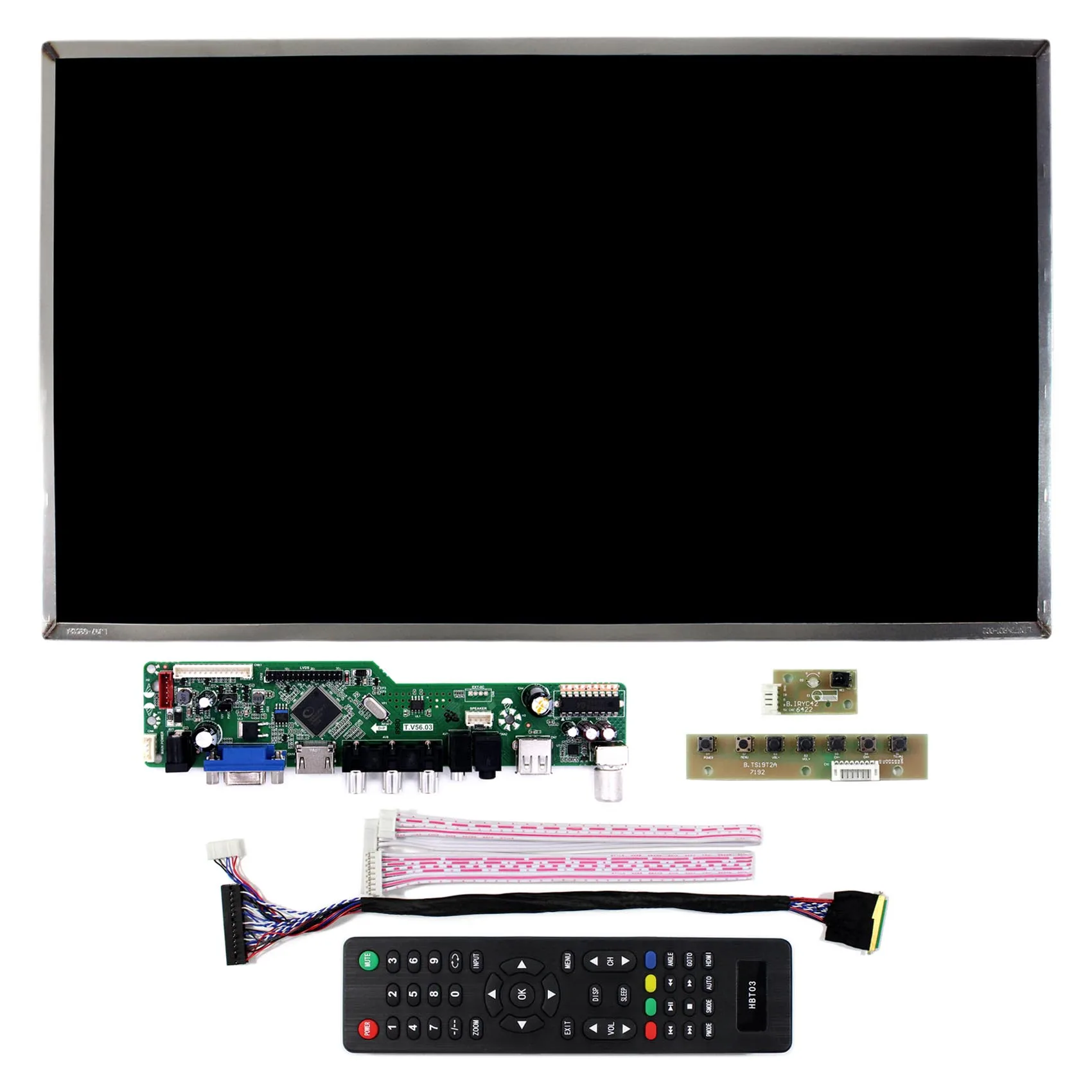 ЖК-экран 17 3 дюйма B173RW01 1600X900 VGA HD MI AV плата ЖК-контроллера с USB LCD контроллер N173FGE