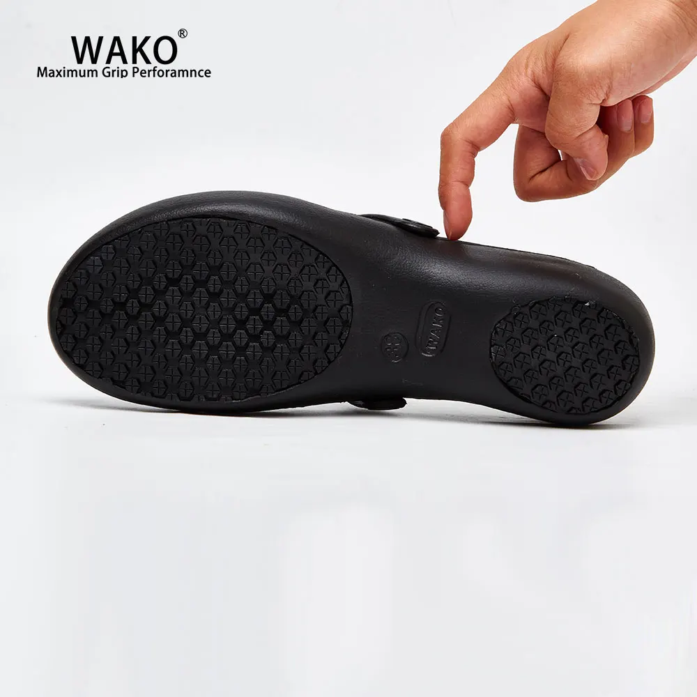 WAKO/Женская обувь повара Нескользящие кухонные безопасные сандалии Сабо