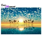 Алмазная живопись с изображением дерева, облака, заката, полноразмерная картина Стразы, алмазная вышивка, украшение, мозаика ASF1624