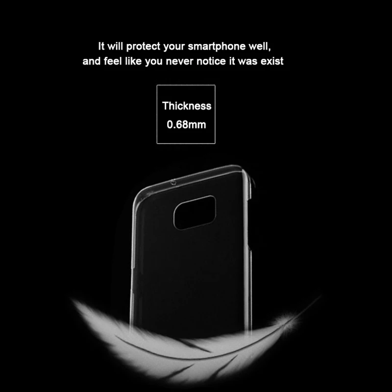 100% Original Samsung S7 smartphone cover Soft Material Transparent Anti-Drop Protection Plastic Cover |