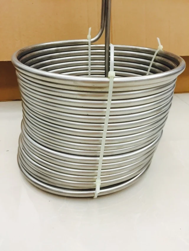 Суперэффективный охладитель для сусла из нержавеющей стали 3/8 "x 50" пищевой