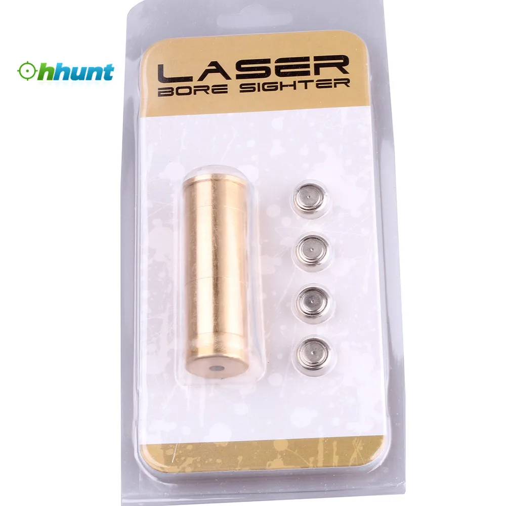 Ohhunt 100 шт. 12 GAUGE GA лазерный картридж с отверстием Sighter Boresighter красное прицельное