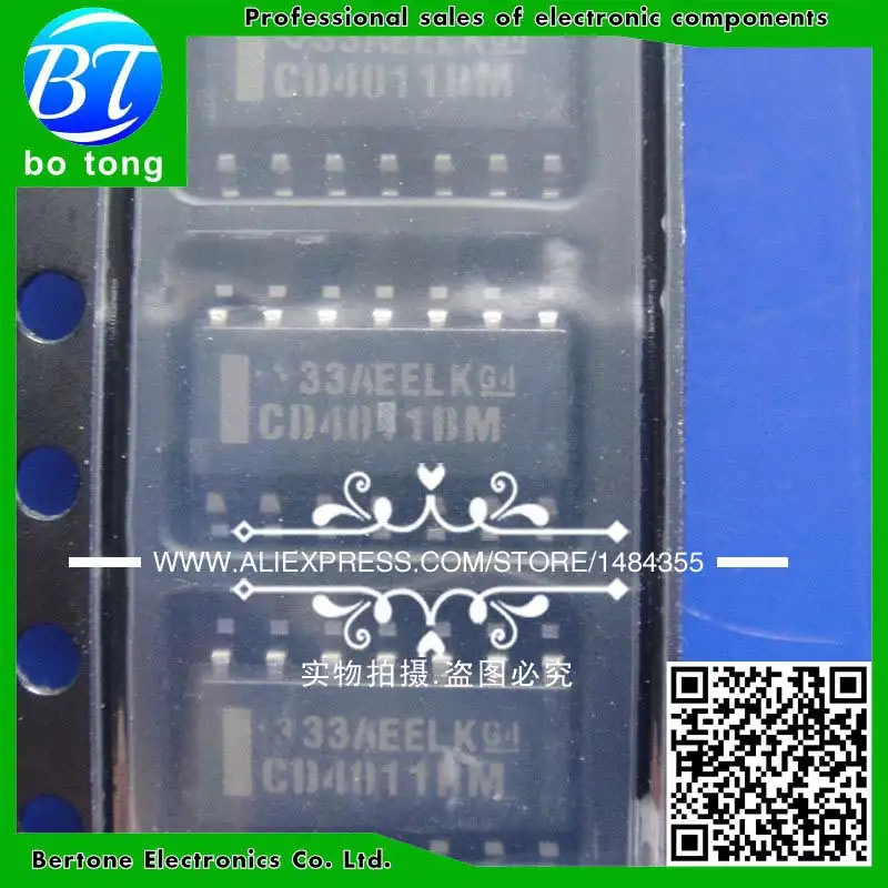 

200 шт. CD4011BM CD4011 HEF4011BT HEF4011 SOP-14