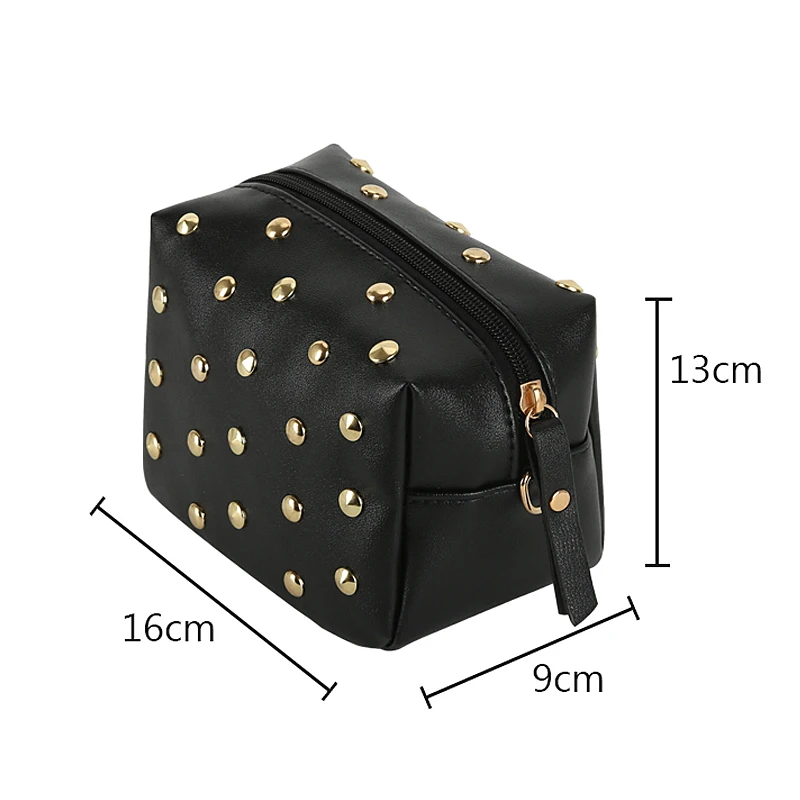 Женская сумка через плечо из ПУ кожи с заклепками | Багаж и сумки