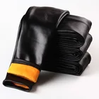 Новые теплые зимние леггинсы для девочек, вельветовые Детские обтягивающие леггинсы для девочек, Детские утепленные кожаные штаны на подкладке для девочек